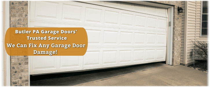Garage Door Off Track In Butler PA